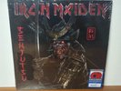 Iron Maiden - Senjutsu Red & Black Marble Triple LP Vinyl Record Limited Edition